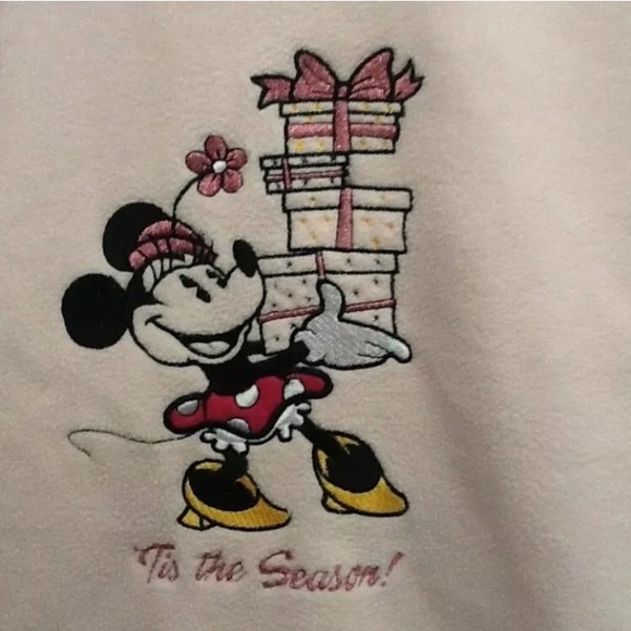 Disney Fleece Sweatshirt Minnie Mouse Sz.S - Picture 2 of 5